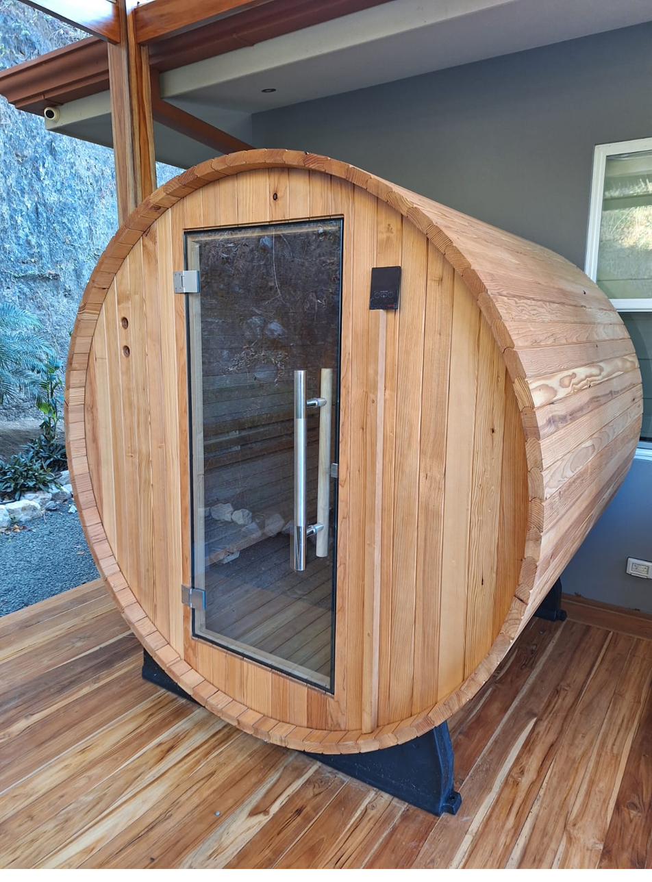 Wellness sauna pavilion
